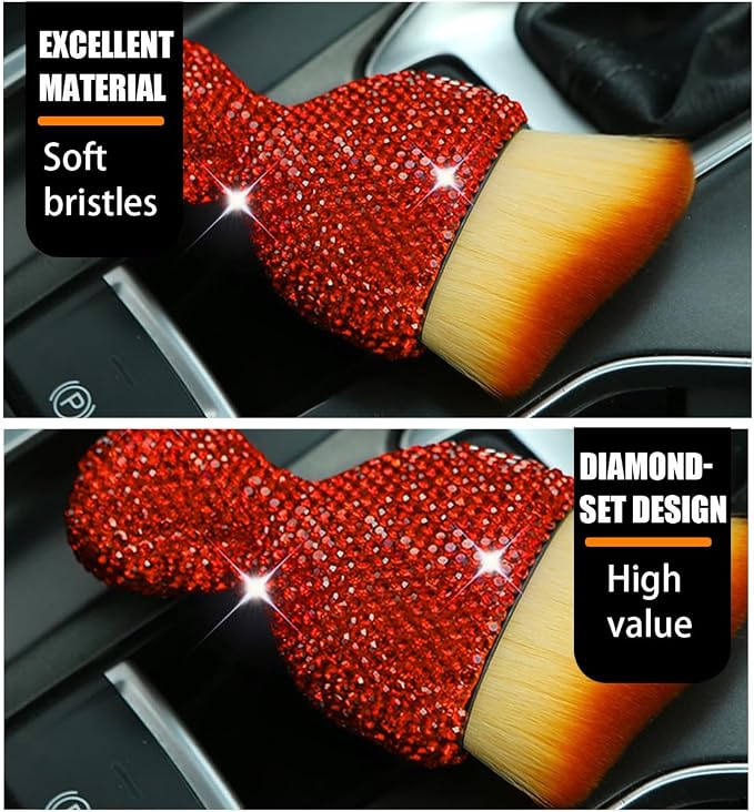 zipelo Auto Interior Dust Brush, Car Detailing Cleaning Brush - Image 5