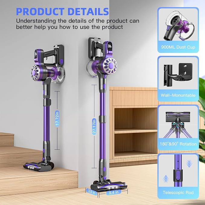 Cordless Vacuum Cleaner, Vacuum Cleaners - Image 5