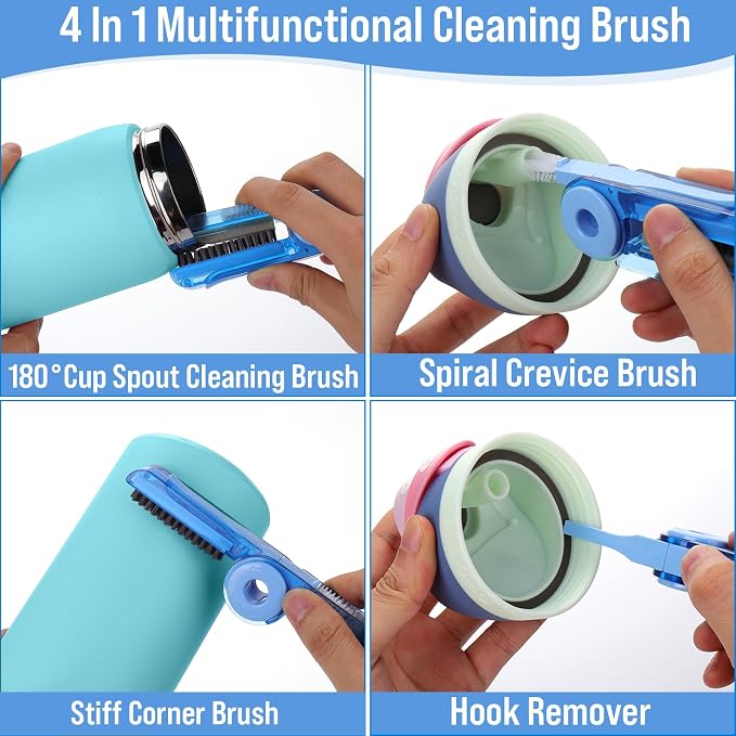 XANGNIER 5 Pcs Water Bottle Cleaner Brush Set - Image 3