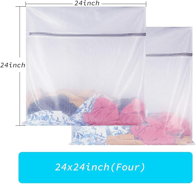 Laundry Mesh Bag-Heavy Duty Mesh Laundry Bags, Laundry Bags Mesh Wash Bag - Image 2