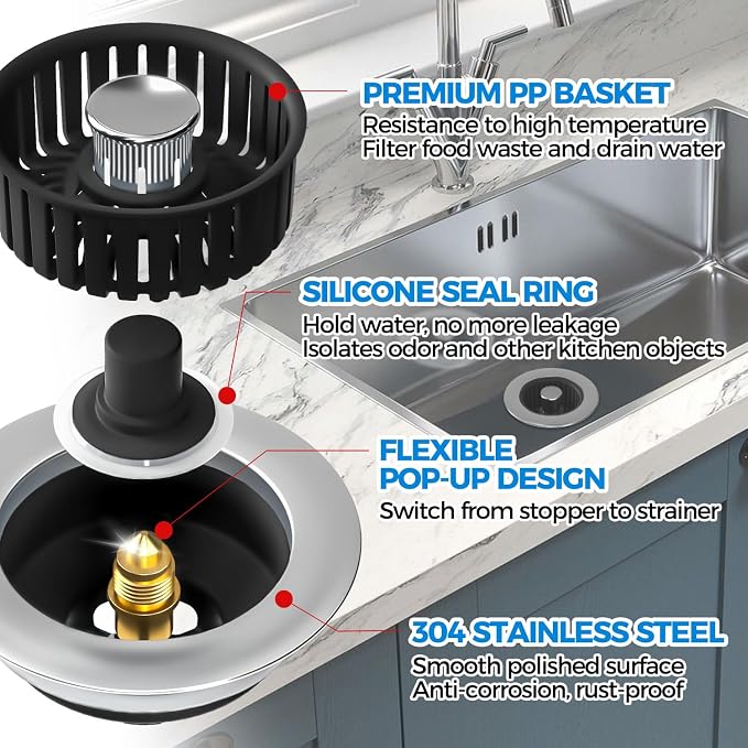 Kitchen Sink Drain Strainer - Image 5