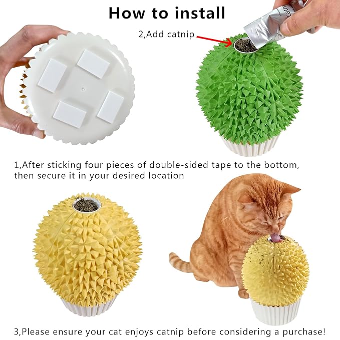 Catnip Feeder and Self Grooming Toys - Image 4