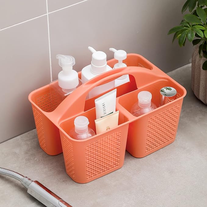 UUJOLY Plastic Portable Shower Caddy Bucket, Cleaning Shower Basket - Image 3