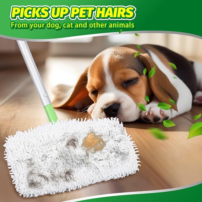4 Pack Reusable Microfiber Mop Pads Compatible - Image 6
