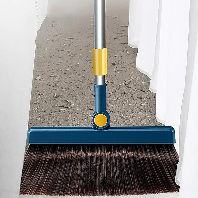 37.8in Broom and Dustpan Set Foldable Hand Broom - Image 5