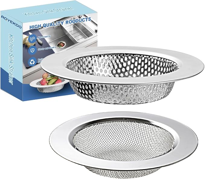 RQYEKDO Kitchen Sink Strainer Stainless Steel by rqyekdo