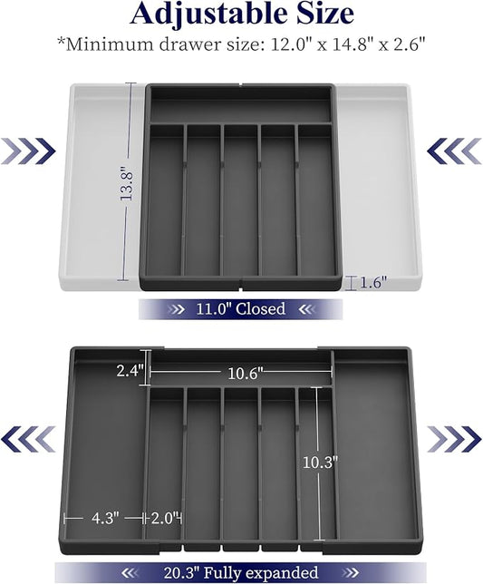 Kitsure Silverware Organizer for Drawers - Image 2