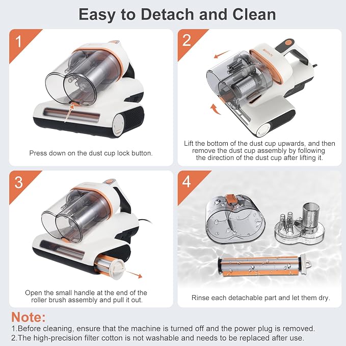 Bestauty Bed Vacuum Cleaner, 500W Mattress Cleaner - Image 6
