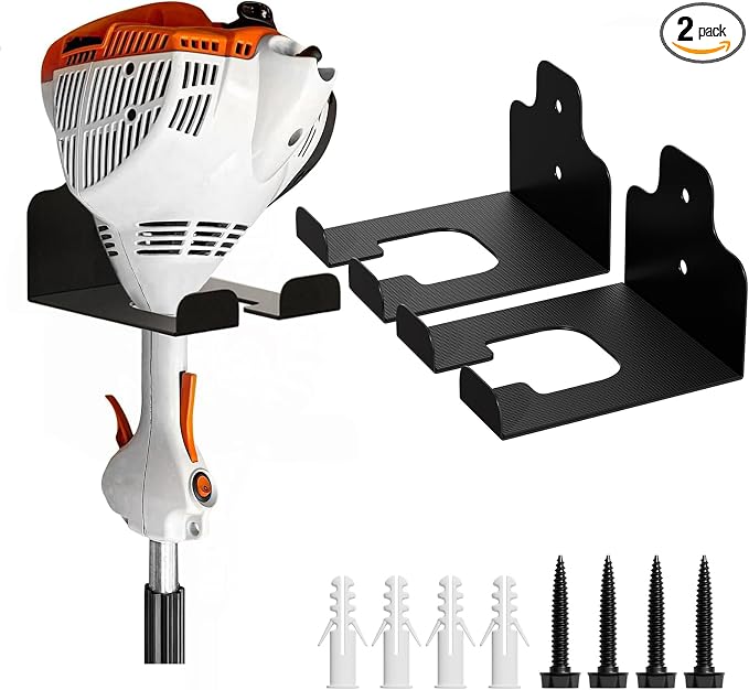 Garage Organizer Trimmer Rack, Garden Power Tool Hanger Weed Whackers Holder by JNIHEEPHOUSEWARE