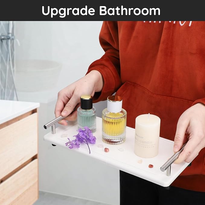 Segbeauty 12x6in Quick Dry Stone Sink Tray, Water Absorbent Instant Drying - Image 6