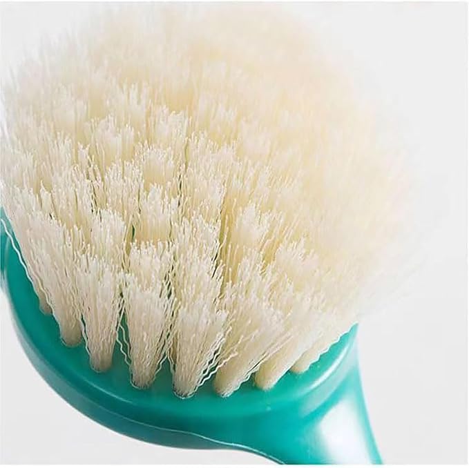 2 Pack Kitchen Dish Brush with Handle – Long Handle Scrubber with Tough Bristles - Image 5