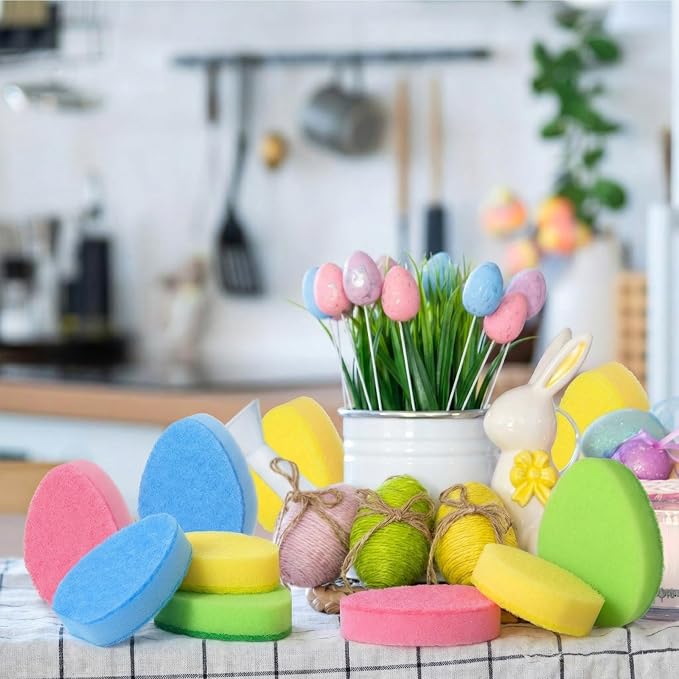 Tioncy 12 Pack Kitchen Sponges Bulk Dual Sided Scrubber Sponges Dishwashing - Image 6