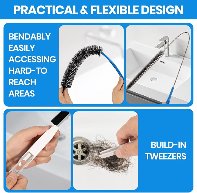Dryer Lint Trap Cleaning Brush Set, Dryer Vent Cleaner Kit - Image 4