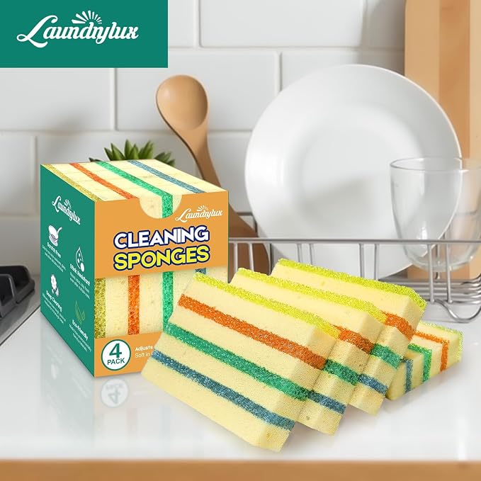 4 Pack Scrub Sponge - Image 8