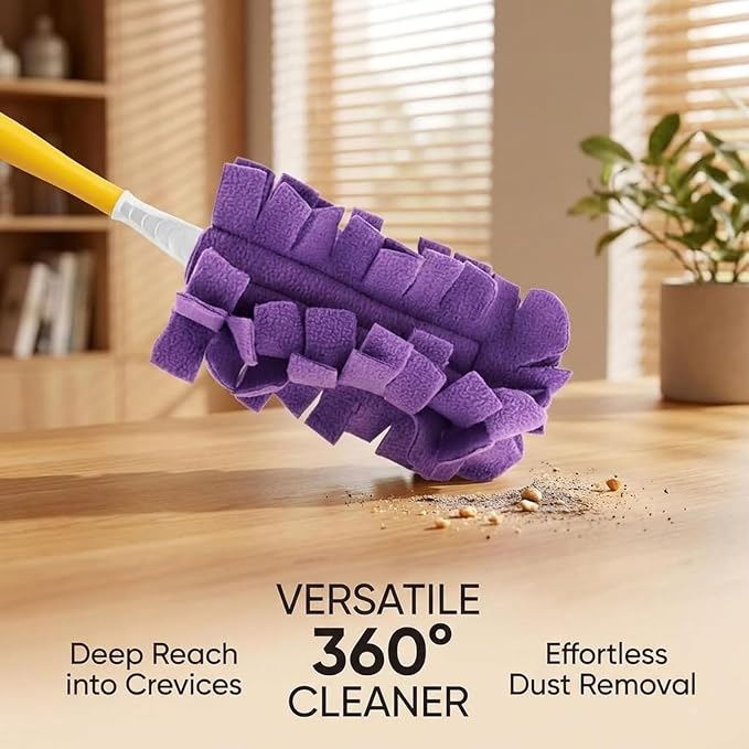 Reusable Chenille Microfiber Dust Duster, 360° Electrostatic Duster Refills - Image 7