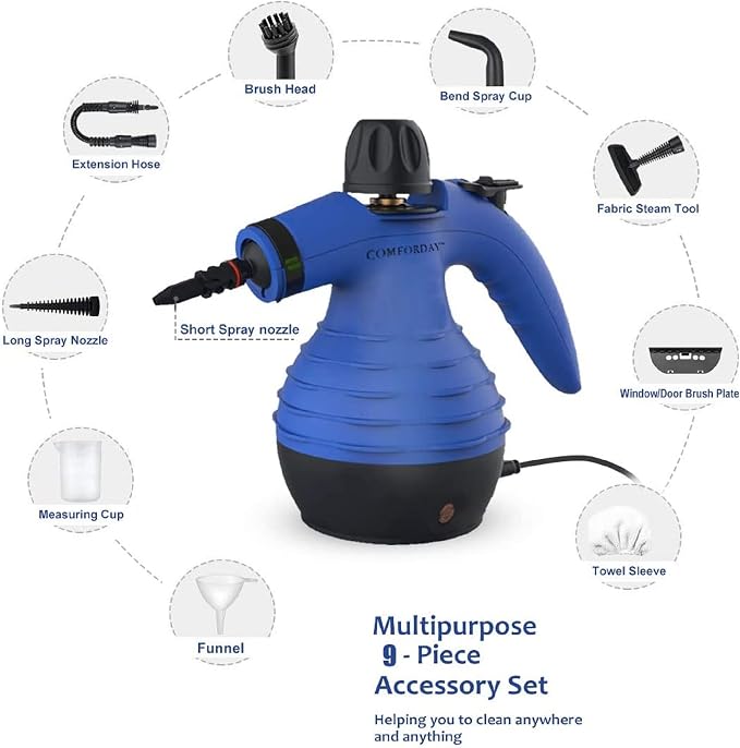Comforday Handheld Pressurized Steam Cleaner - Image 2