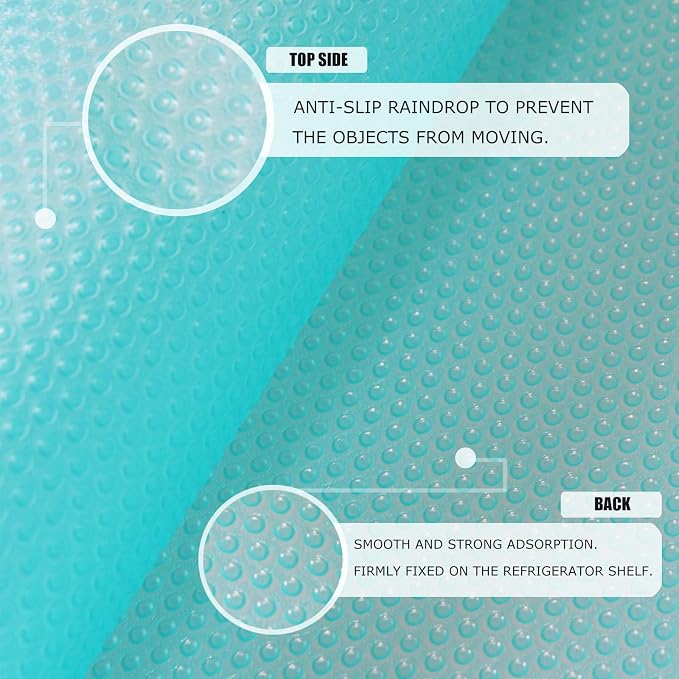 8Pcs Refrigerator Liners, Washable Fridge Liner Mats Covers Pads - Image 4