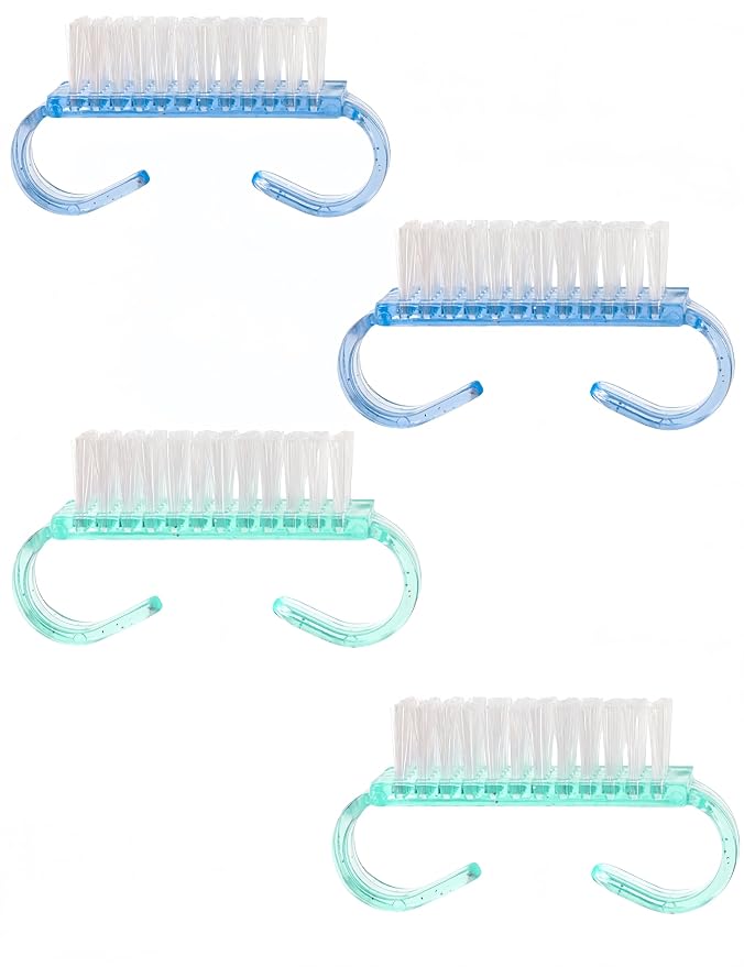luvilly4 Pack Handle Grip Nail Brush, Nail Brush by Unknown
