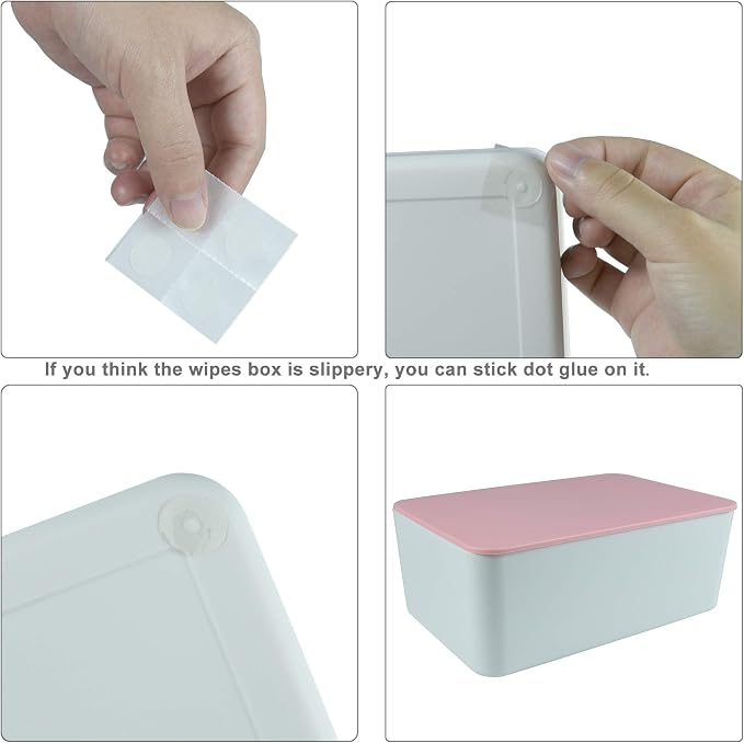 Diaper Wipes Dispenser, Tissue Storage Box Case, Wet Wipe Dispenser Holder - Image 6