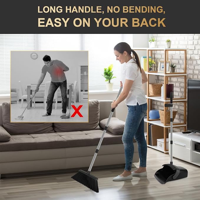 Upgraded Broom and Dustpan Set - Image 6