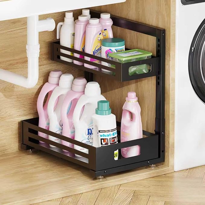 1 Pack Under Sink Organizer, Pull Out Cabinet Organizer by UnderSinkOrganizer