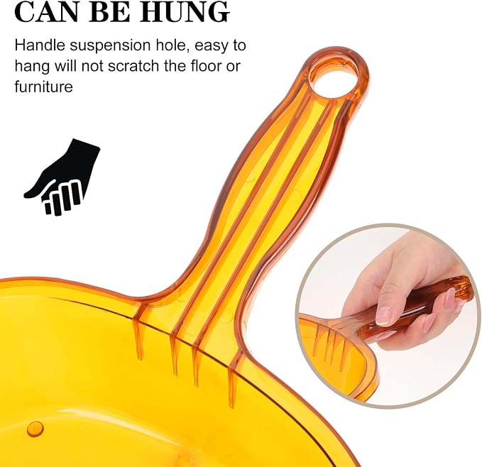 Handheld Garbage Dustpan Handle Heavy-Duty Plastic Cleaning Tool - Image 8
