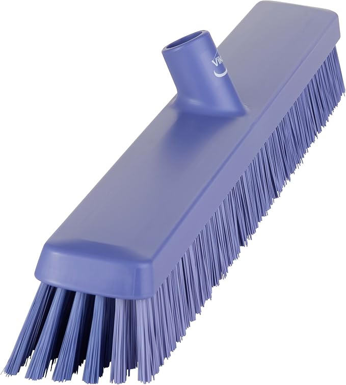 Vikan 31958 24" Heavy-Duty Push Broom, Soft/Stiff - Image 2
