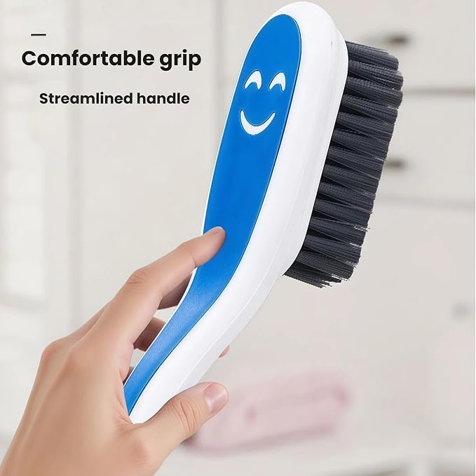 2 PCS Soft Bristle Shoe Brush Set – Long Handle & Short Handle Scrubbing - Image 9