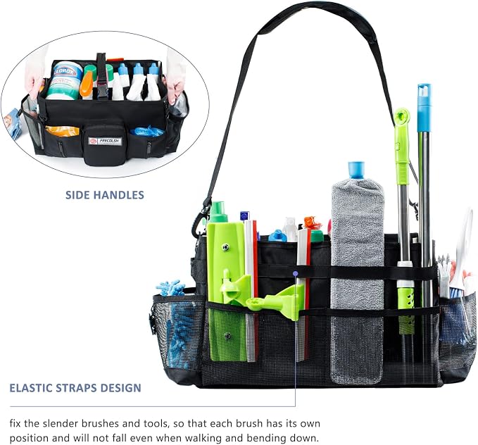 Large Cleaning Supplies Organizer-Cleaning Caddy Organizer - Image 4