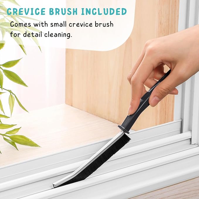 Grout Brush with Long Handle, Floors Scrubber - Image 4
