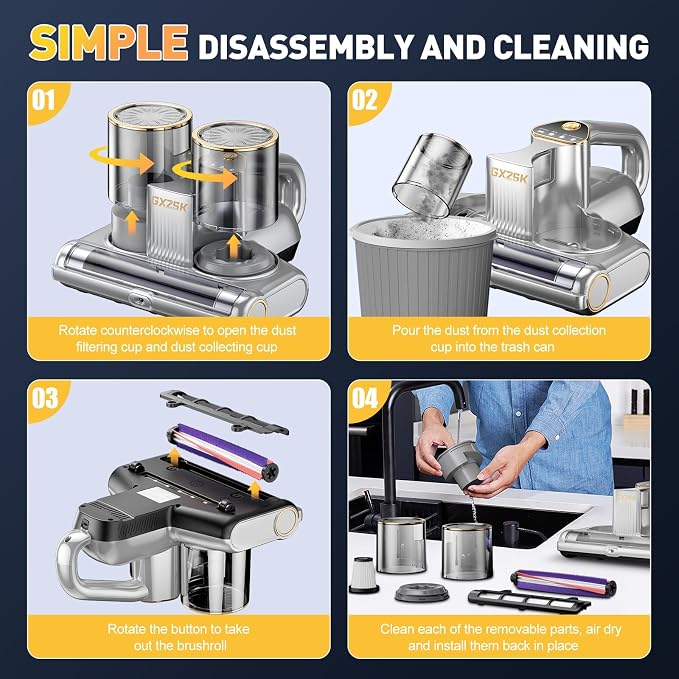 Mattress Vacuum Cleaner, 16kPa Bed Vacuum Cleaner - Image 7