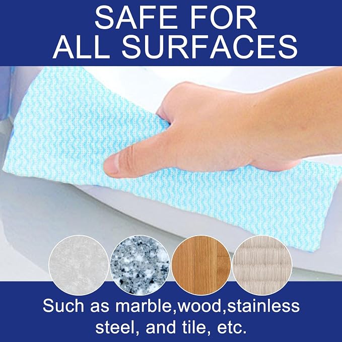 Disposable Dish Cloth and Cleaning Handi Wipes, Bathroom and Windows - Image 7