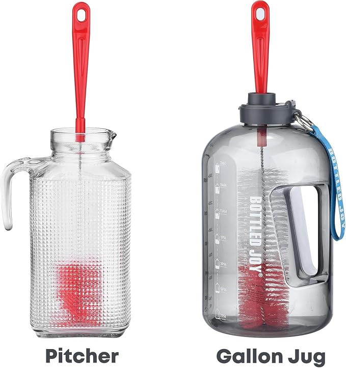 ALINK 8-Pack Red Bottle Brush Cleaner Set - Image 5