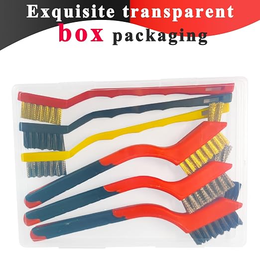 Wire Brush Set Nylon Bristle Brushes - Image 7