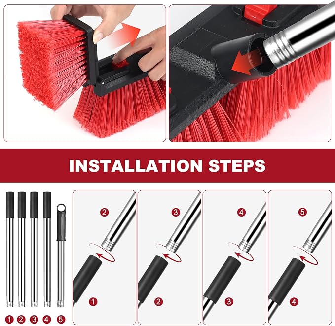 Outdoor & Commercial Heavy-Duty Push Broom - Image 2