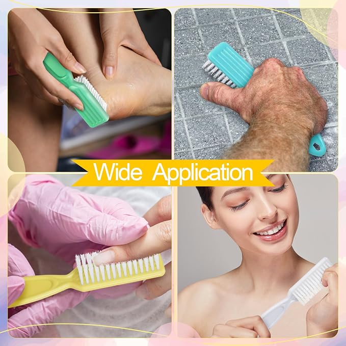 Mifoci 120 Pcs Handle Grip Nail Brush - Image 5