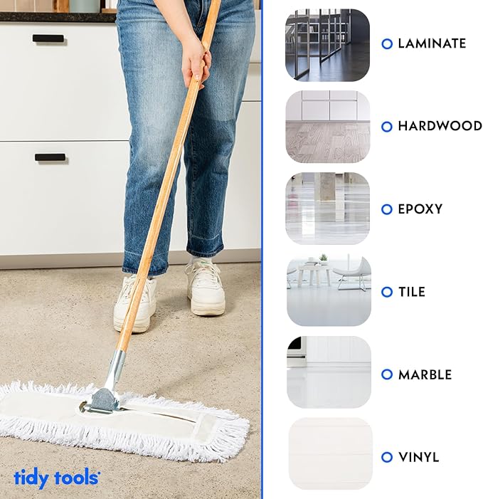 Commercial Dust Mop – 18 Inch Floor Sweeper - Image 7