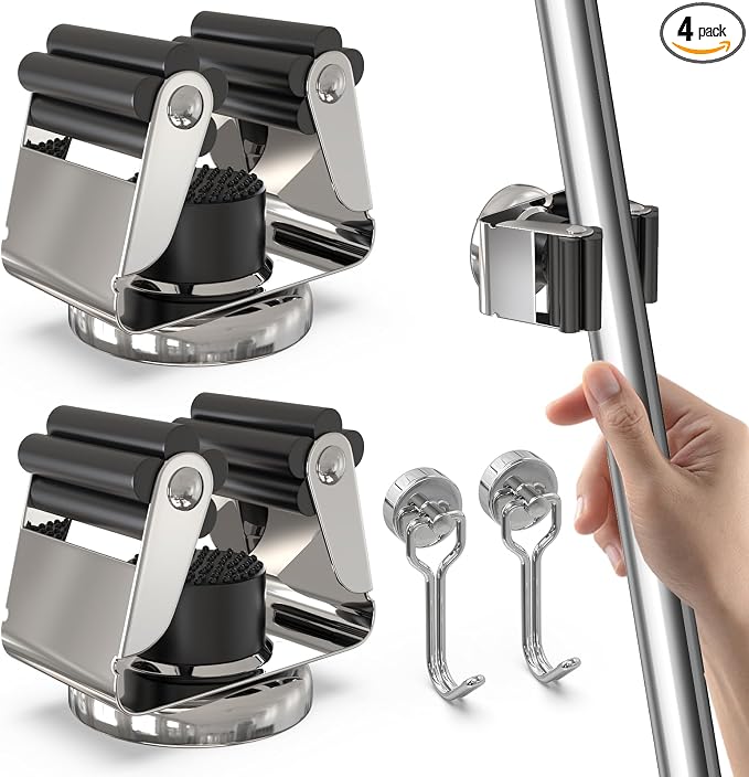 3-H Upgraded Magnetic Broom Holder by 3-H