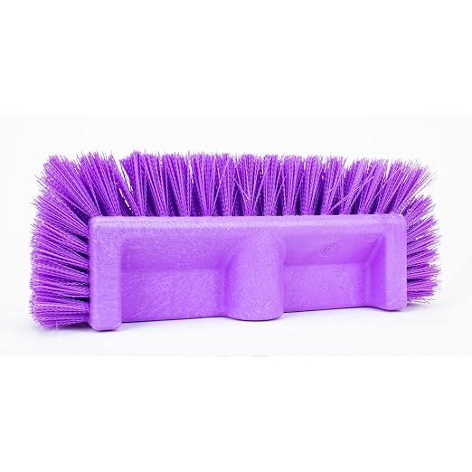 SPARTA Multi-Level Tile Scrub Brush 12" Wide Brush Head, Heavy-Duty Tile - Image 3