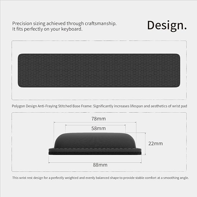 Faluber Cooling Gel Wrist Rest, 17.3-inch Length - Image 4