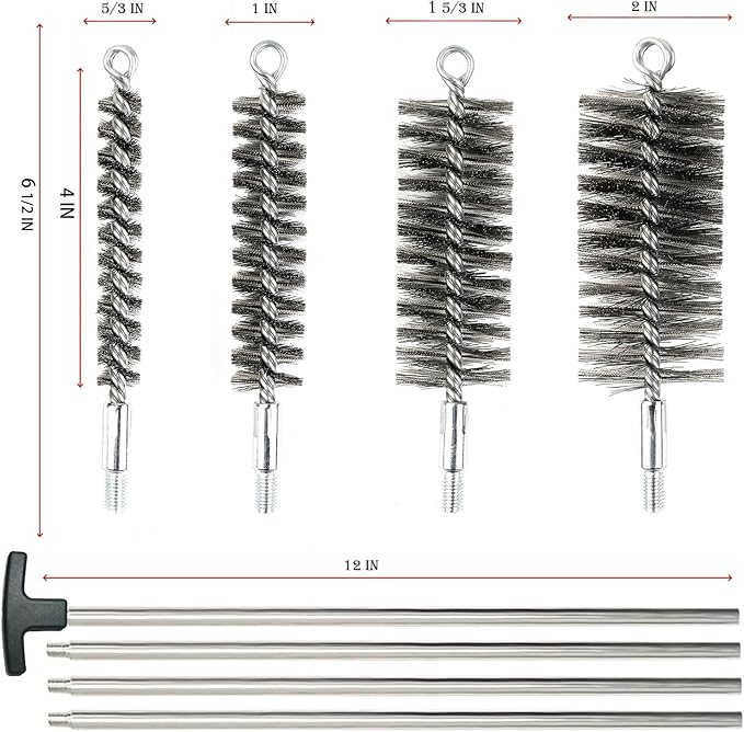 50 in Pipe Cleaning Brush Set - Image 2