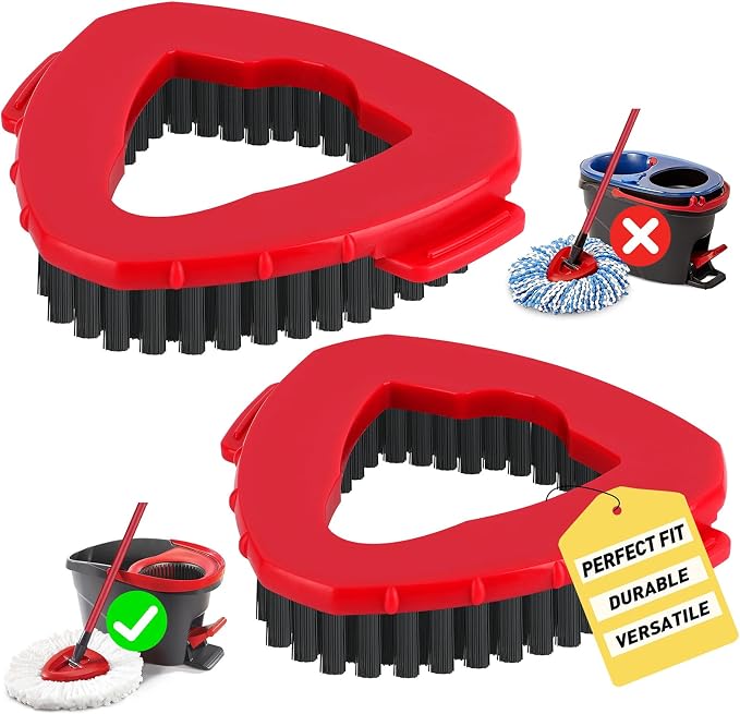2 Pack Scrub Brush Replacement Head by TidyMonster