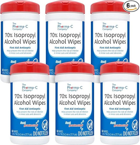 The Pharma-C Company -70% Isopropyl Alcohol Wipes by ThePharma-CCompany