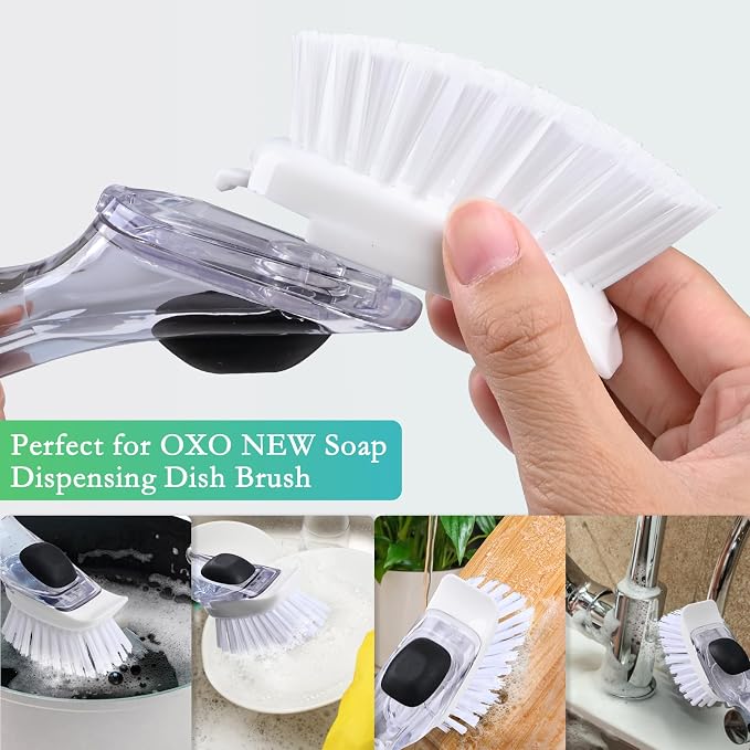 New Brush Refills for OXO New Soap Dispensing Dish Brush - Image 4