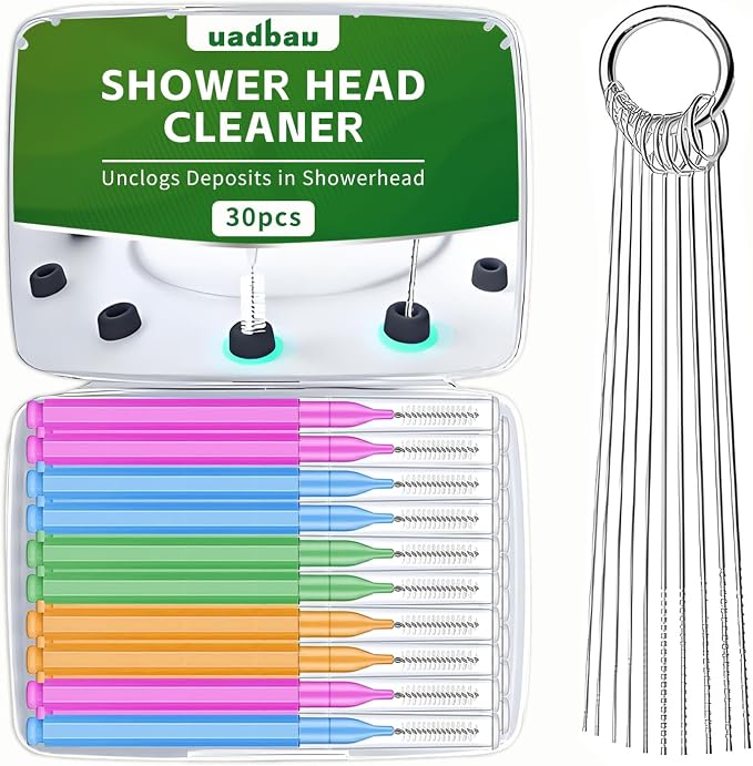 Shower Head Cleaner Tool Set, Picks Fitting Nozzle Unclogger by uadbau