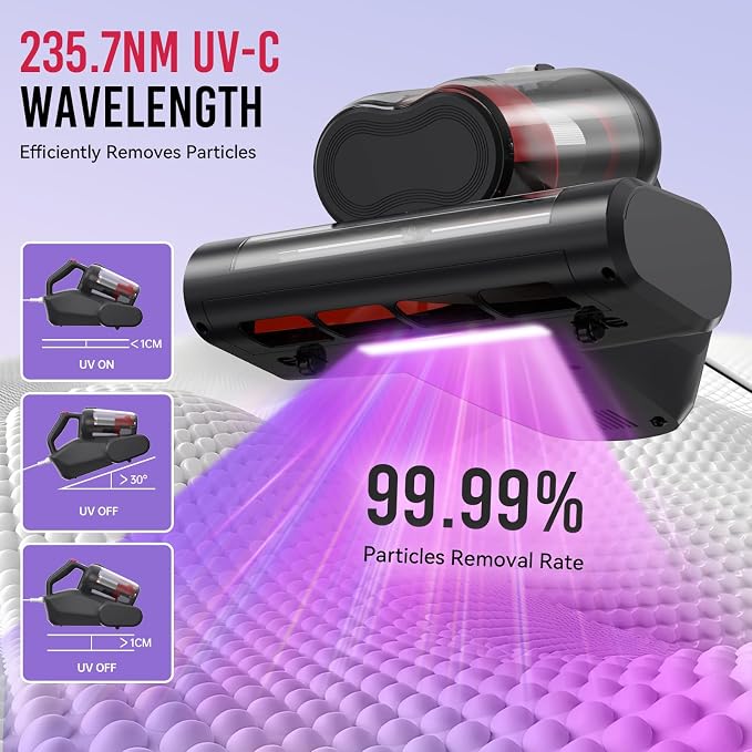 Mattress Vacuum Cleaner, 16Kpa 600W Bed Vacuum Cleaner - Image 3