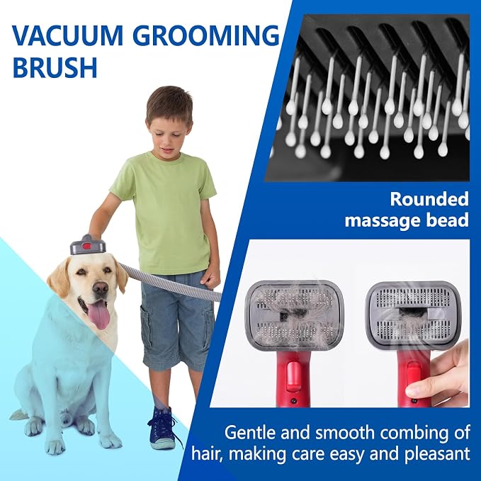 2-in-1 Pet Grooming Kit Compatible - Image 3