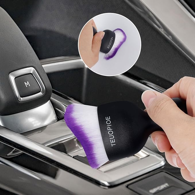 Car Interior Cleaning Brush, Car Duster Interior, Car Detailing Brush Dusting - Image 5