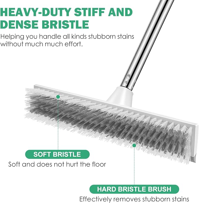 SetSail Upgraded Large 12 in Wide Floor Scrub Brush - Image 3