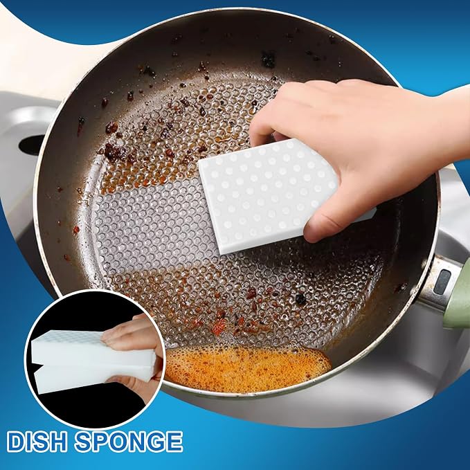 12 Pack 2.5 x Density Magic Erasers Cleaning Sponge Multi-Functional Melamine - Image 2